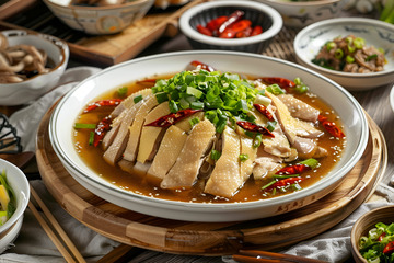 一盘美味的椒麻鸡