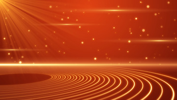 舞台圆环公司晚会红色背景