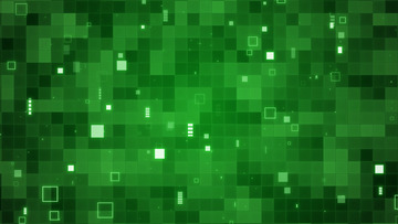 绿色科技方块方框舞台背景