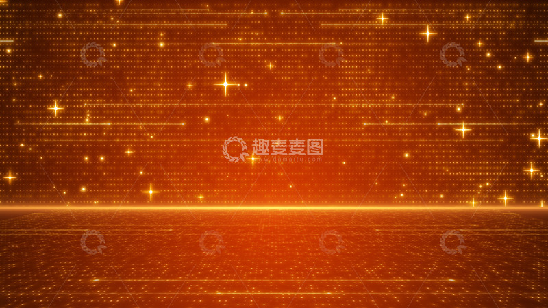 源文件下载【趣麦麦图】星光粒子晚会舞台年会红色背景