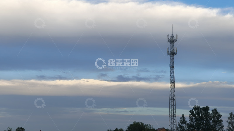 高清大图下载【趣麦麦图】蓝色渐变天空