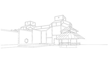 苏州博物馆线图