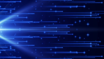 流星粒子光线新年蓝色背景