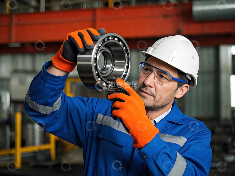 高清大图下载【趣麦麦图】-检查零件的工人摄影图