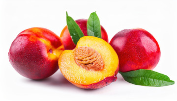 水果销售的油桃魅力