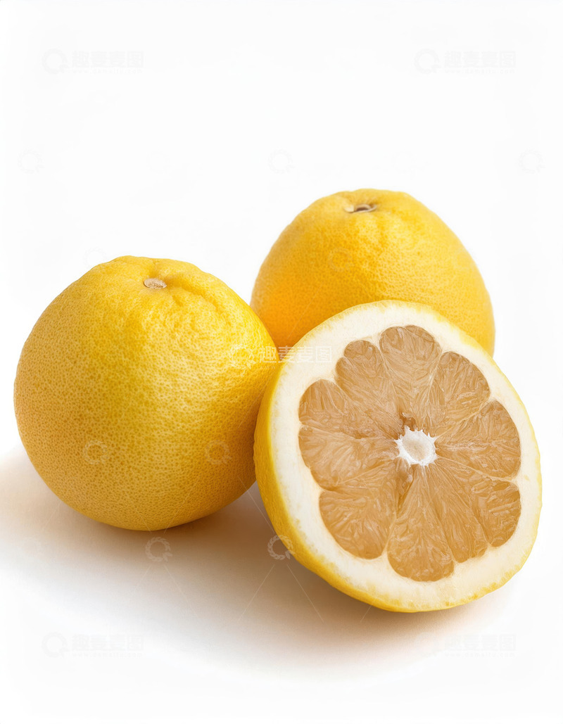 高清大图下载【趣麦麦图】三个白肉柚子2