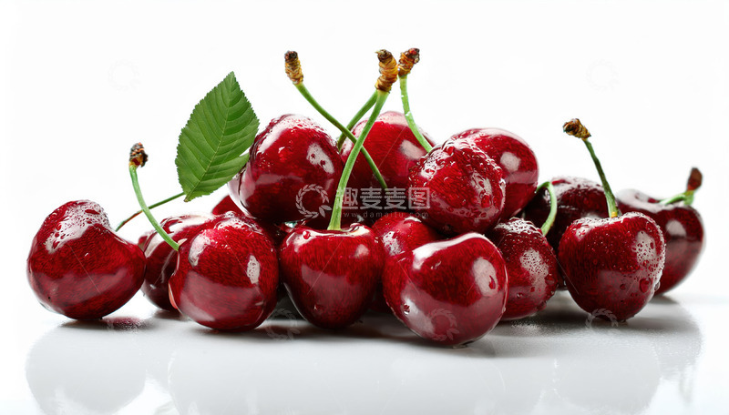 高清大图下载【趣麦麦图】一小堆樱桃
