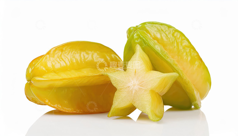 杨桃的独特五角星造型