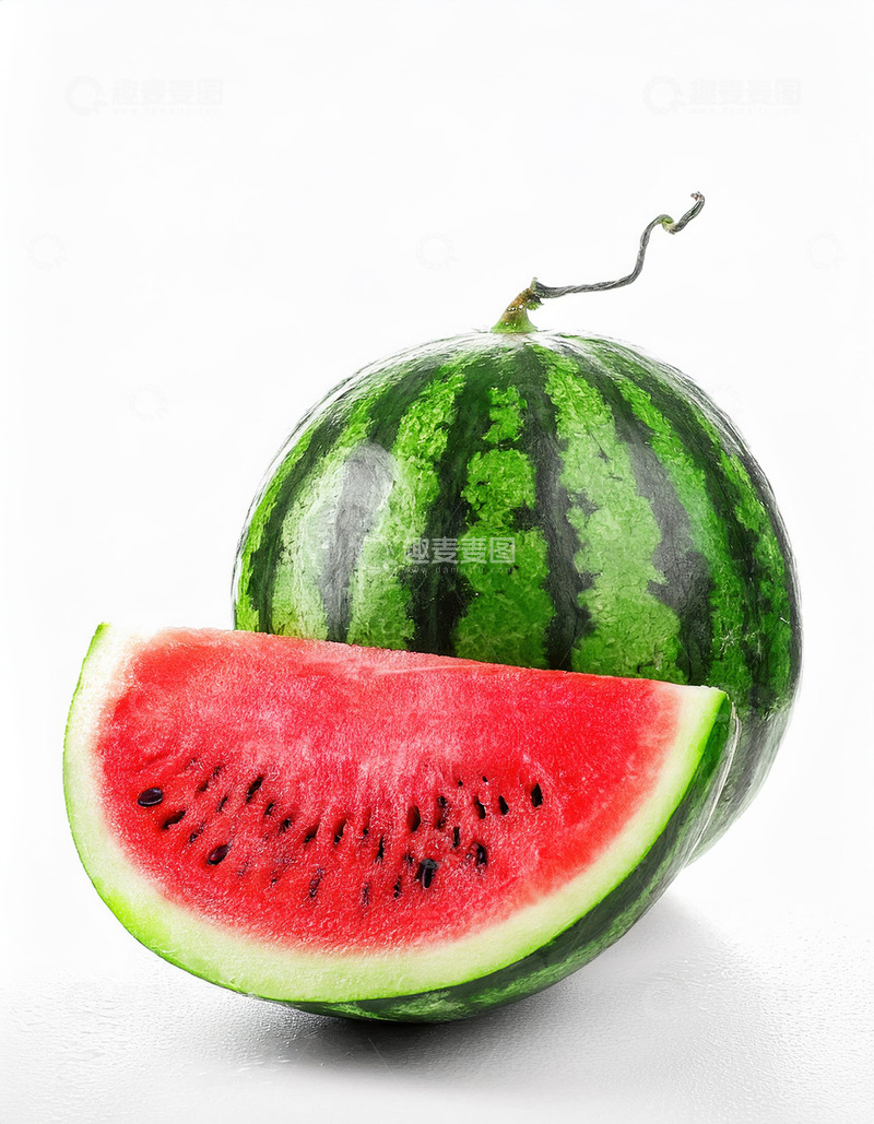 高清大图下载【趣麦麦图】一个半切开的西瓜2