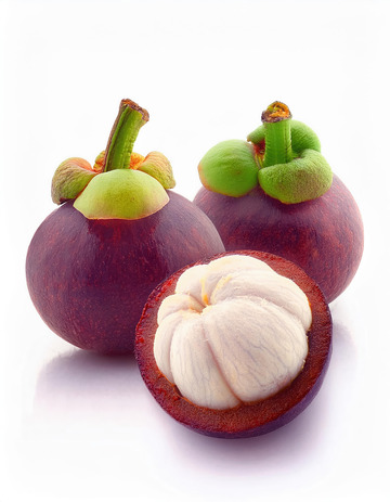 山竹的新鲜活力展现