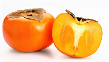 水果食材的柿子鲜活