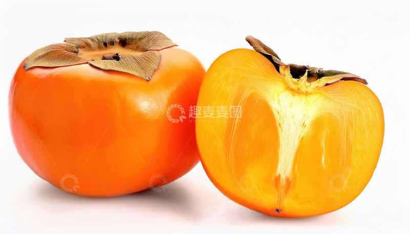 高清大图下载【趣麦麦图】水果食材的柿子鲜活