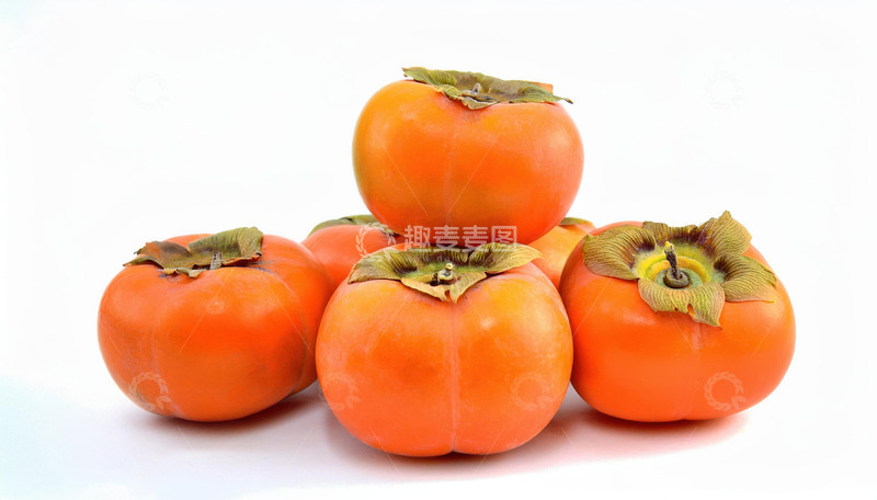 高清大图下载【趣麦麦图】柿子的新鲜度视觉盛宴