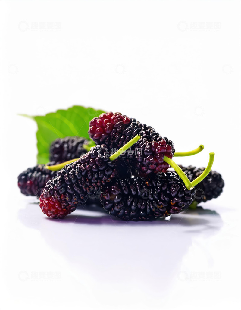 高清大图下载【趣麦麦图】美味桑葚的果香四溢