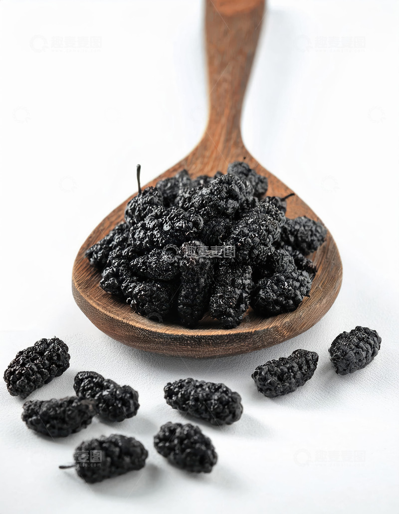 高清大图下载【趣麦麦图】干桑葚的果皮斑点奥秘