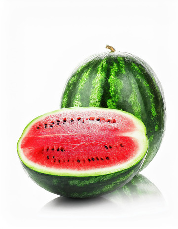 一个半切开的西瓜1