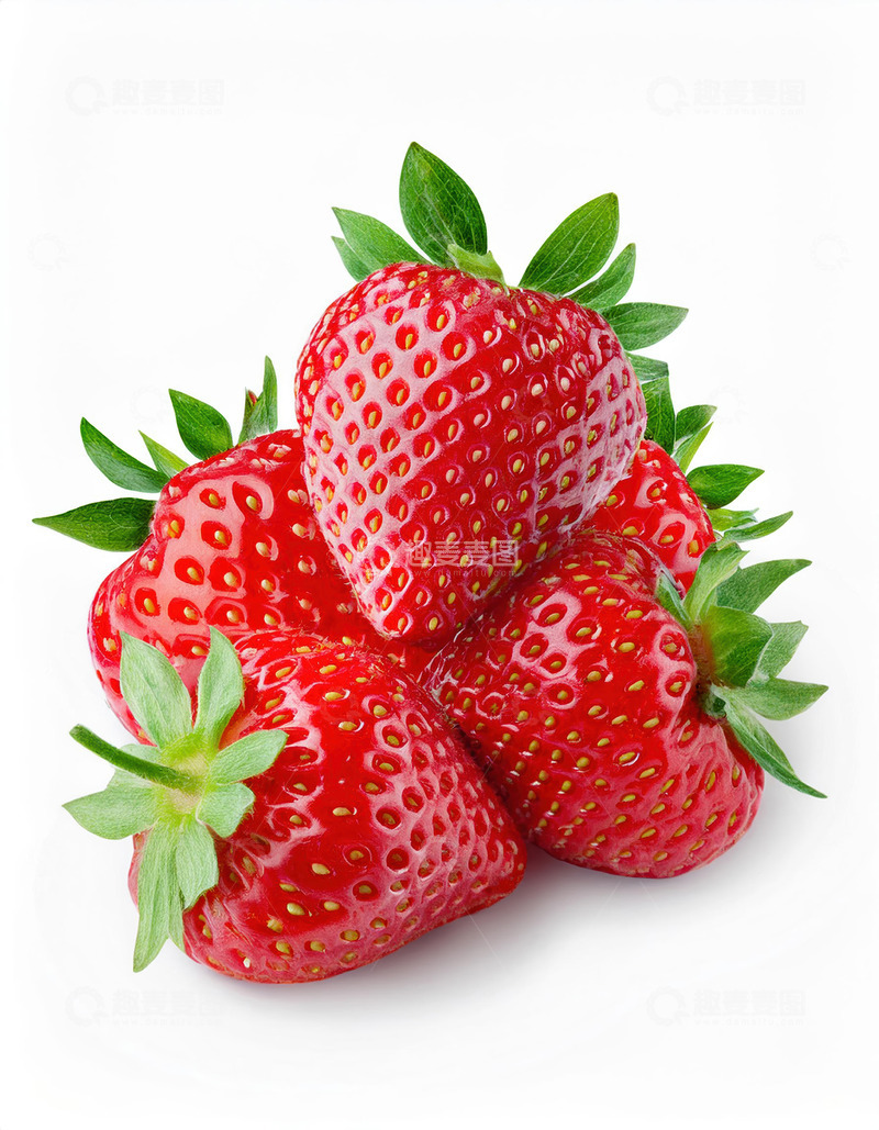 高清大图下载【趣麦麦图】草莓：水果中的红色甜心