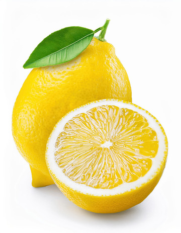 美味柠檬的诱人姿态