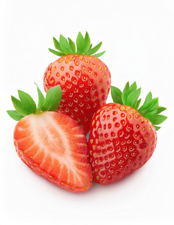 完整草莓：鲜红外衣的天然包裹