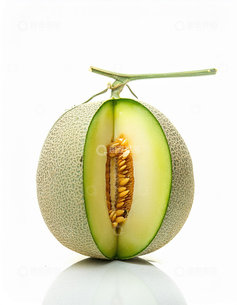 高清大图下载【趣麦麦图】哈密瓜视觉盛宴：色彩纹理的精彩碰撞