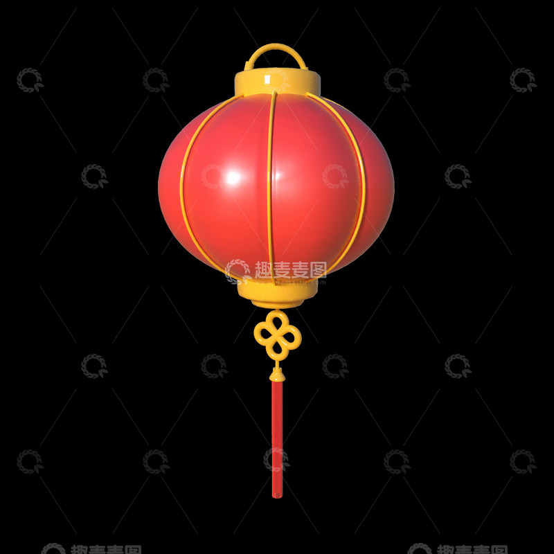 源文件下载【趣麦麦图】春节喜庆红色灯笼
