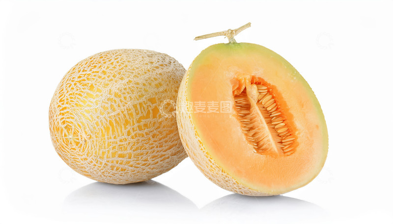高清大图下载【趣麦麦图】哈密瓜诱人色彩：视觉与味觉的双重诱惑1