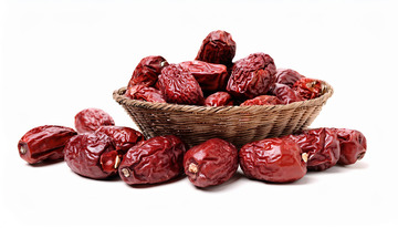 红枣丰富细节：果实纹理的精致组合