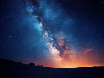 美丽浩瀚的星空自然风景1