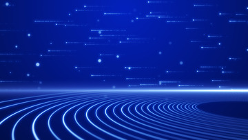 蓝色晚会舞台背景