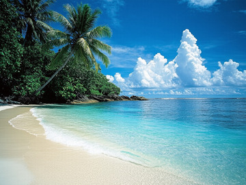 美丽的海岛自然风景