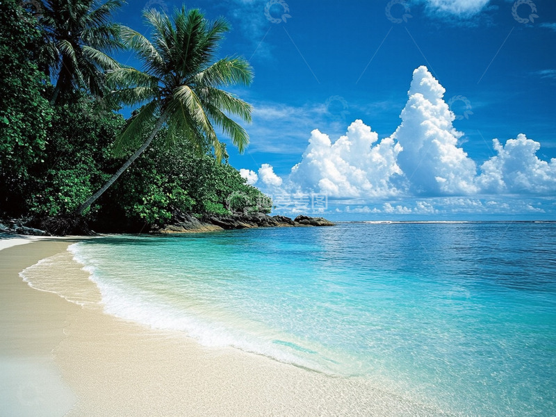 美丽的海岛自然风景