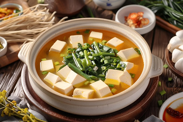 一锅炖豆腐美食