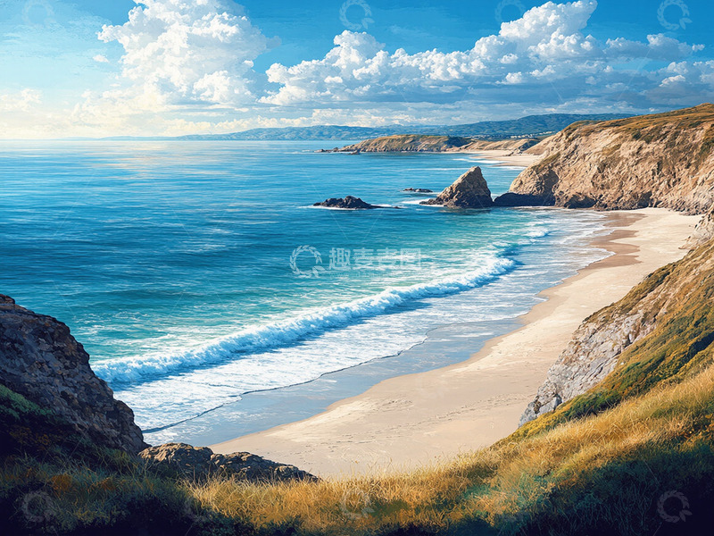 美丽的海岛自然风景1