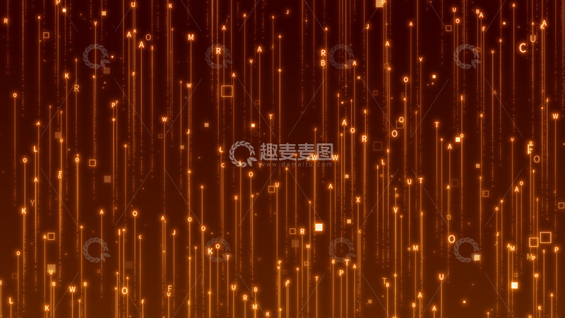 源文件下载【趣麦麦图】科技数据传输企业红色背景