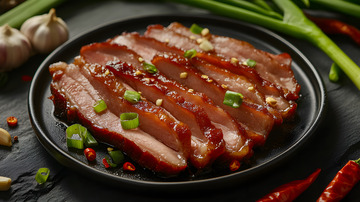 香喷喷的腊肉排展现腌制工艺之美