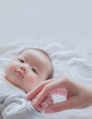 大人的手和婴儿的手1