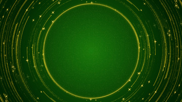 星轨圆环节日粒子绿色背景
