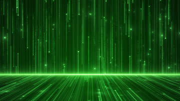 线条光线活动晚会绿色背景