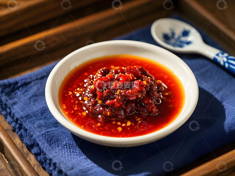 高清大图下载【趣麦麦图】辣椒酱调料摄影图