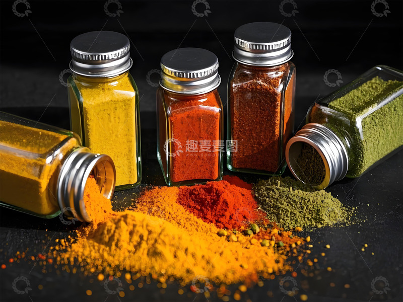 高清大图下载【趣麦麦图】调料组合摄影图