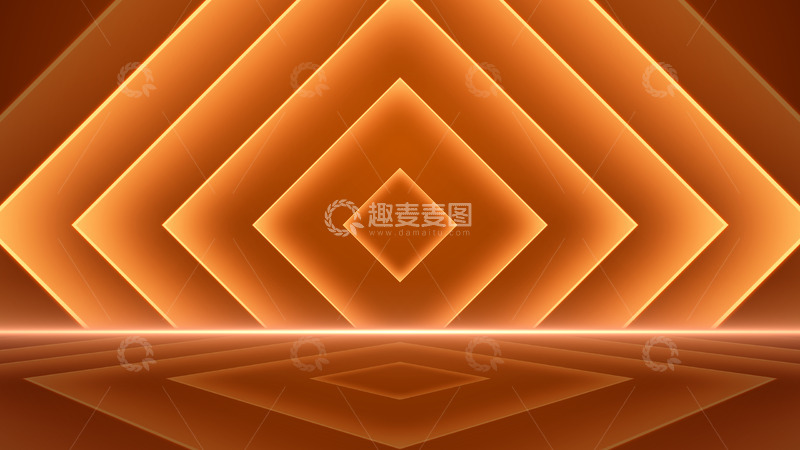 源文件下载【趣麦麦图】舞台方块方框公司企业红色背景