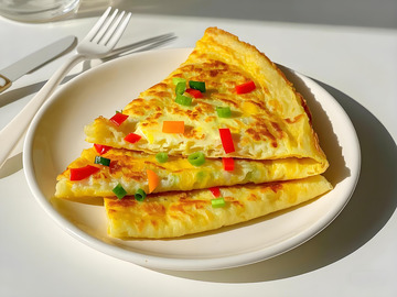 鸡蛋饼美食摄影图1