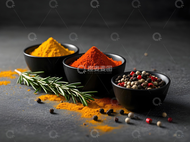 高清大图下载【趣麦麦图】调料组合摄影图1