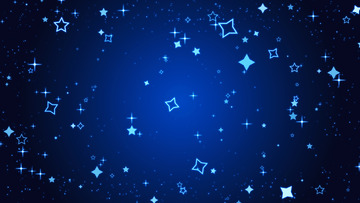 星星粒子小点节日蓝色背景