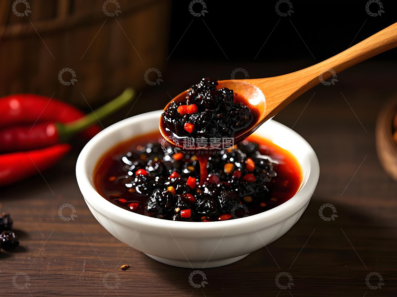 高清大图下载【趣麦麦图】豆豉调料摄影图