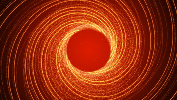 黑洞粒子螺旋公司红色背景