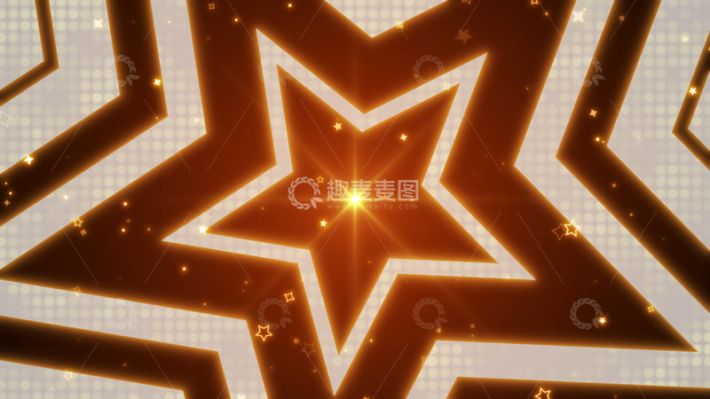 舞台五角星斑点晚会活动红色背景
