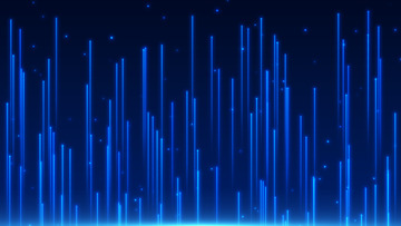 光线粒子线条蓝色背景