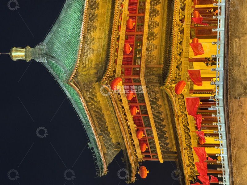 高清大图下载【趣麦麦图】西安钟楼国庆节