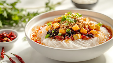 香辣米粉浓郁口感地道风味美食